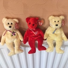 TY vintage beanie babies - 3 Bears from 2002