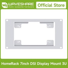 Waveshare HomeRack 7inch DSI Display Mounting Panel, 3U Mounting Space