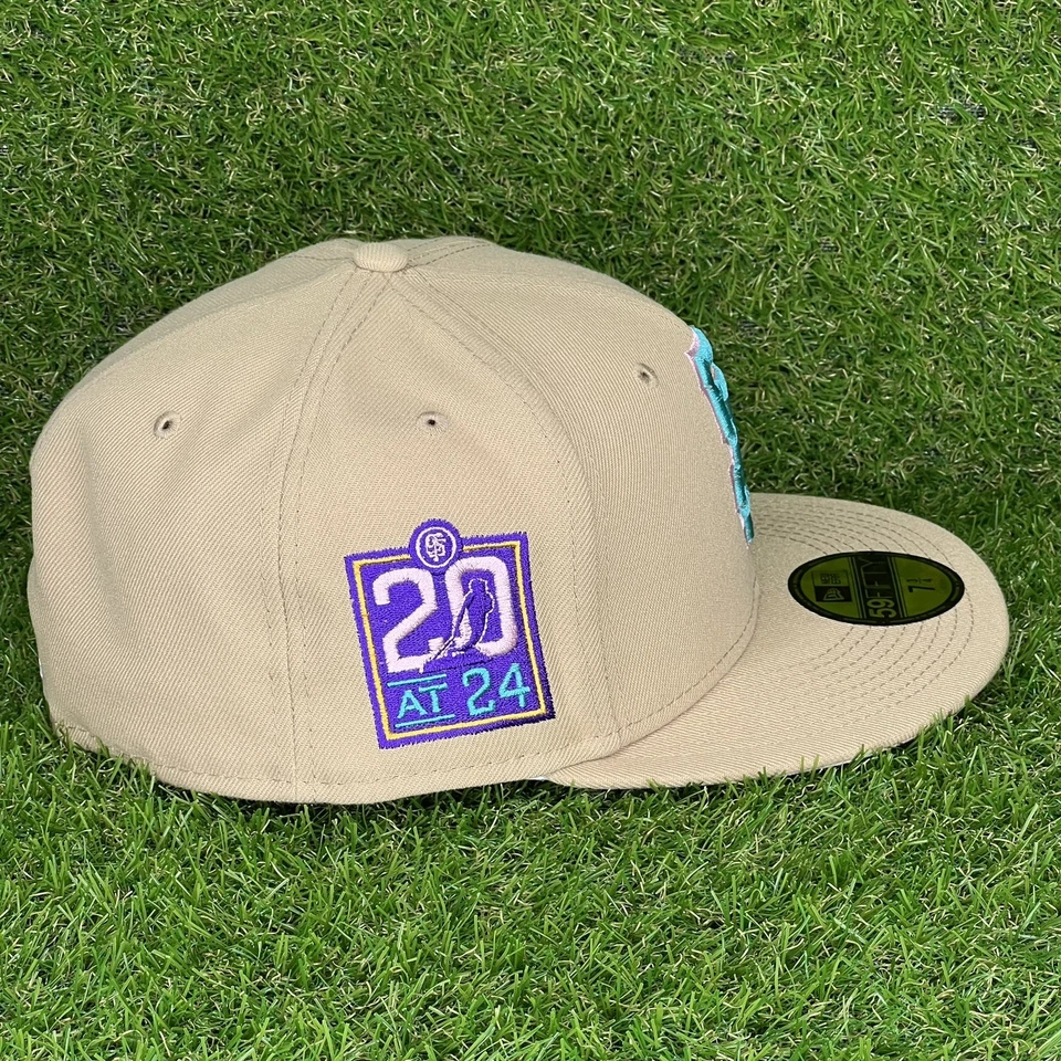 SOMBRERO "SANDSTORM" EXCLUSIVO CLUB SAN FRANCISCO SF GIGANTES BRONCEADO AJUSTADO SOMBRERO TALLA 7 3/4 Foto 4 de 4