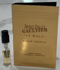 Jean Paul Gaultier Le Male Elixir Absolu Parfum Intense sample vial 0.05oz 1.5ml