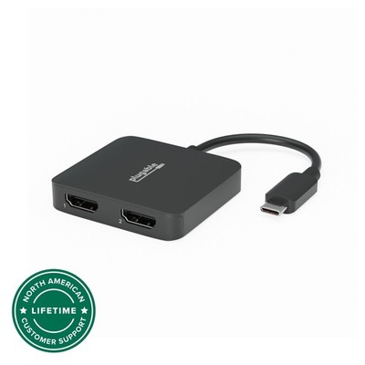 Plugable USB-C Dual 4K HDMI MST Display Adapter