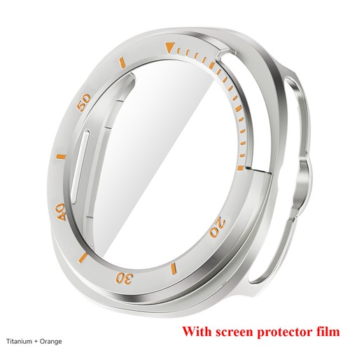 Coque Intégrale pour Samsung Galaxy Watch8 Classic All-Around PC + Verre Protecteur d'écran - Photo 12 sur 25