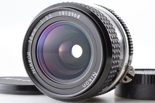 [Top MINT] NIKON Ai NIKKOR 28mm F3.5 Wide Angle MF Lens For F Mount From JAPAN