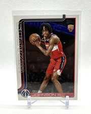 2025-26 Topps Basketball 206 Tre Johnson III, Washington Wizards RC