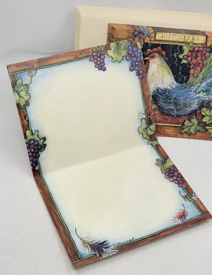 Lang note cards Market Rooster Susan Winget art set of 10 with envelopes - Image 2 of 4