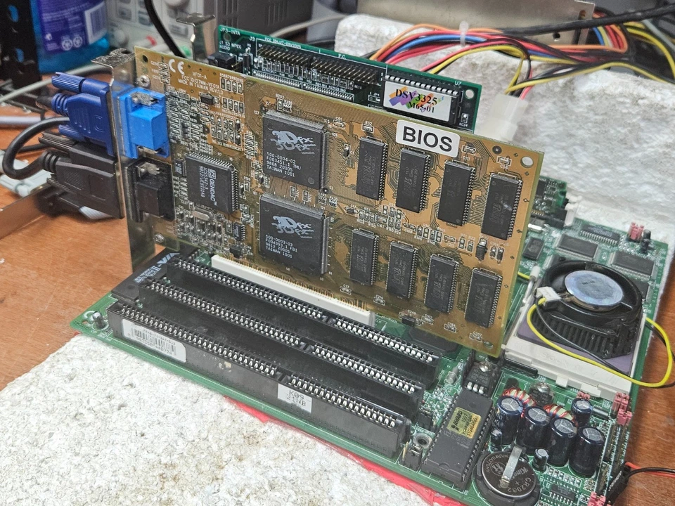 3Dfx Voodoo 1 4MB, PCI, Biostar Venus 3D VF01-AVC/4MB, CD With Drivers, Working - Image 2 of 4