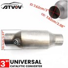 3" Inch Universal Sports Cat Catalytic Converter High Flow 400 Cells Stainless
