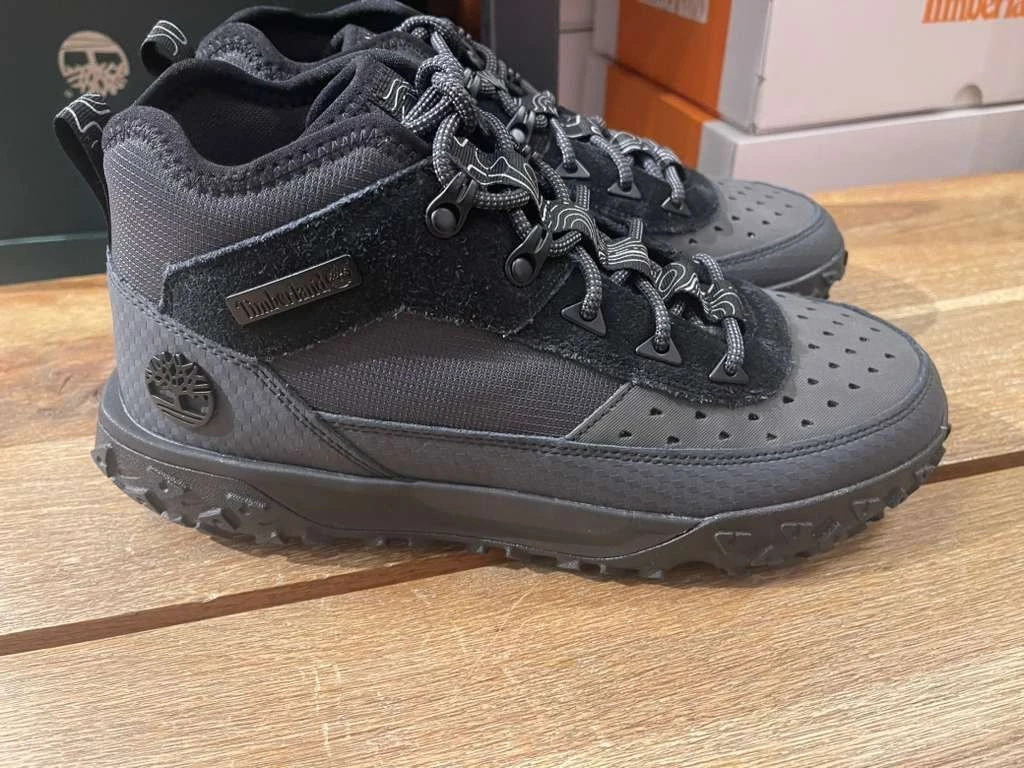 Timberland Men's Greenstride Motion 6 Mid Lace Nero Sneakers Helcor A6CW1 -AOE