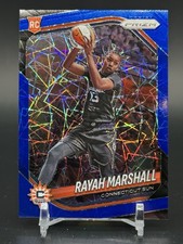 2025 Panini WNBA Prizm Rayah Marshall (RC) Blue Velocity Prizm Conn Sun