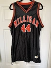 Milligan College Basketball Game Worn Used Black Jersey #44 2XL Vintage