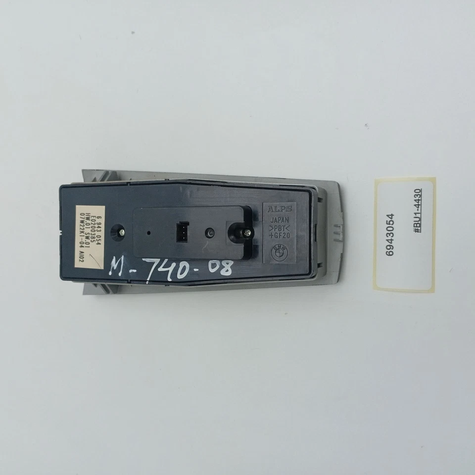 BMW 760Li 2003-2008 interruptor de ventana eléctrica maestro 6943054 Foto 2 de 4