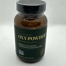 Oxygen Based Oxy-Powder Best by 10/2027 60-Capsules, Natural Digestive