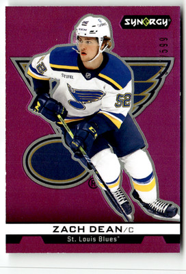 2024-25 Upper Deck Synergy NHL No. IM-63 Zach Dean Impressions 317/599