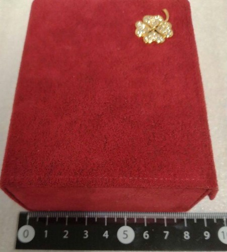 WAKO Portagioie Accessori Portaoggetti Tokyo Ginza Elegante Collezionismo Rosso E80 - Foto 7 di 10