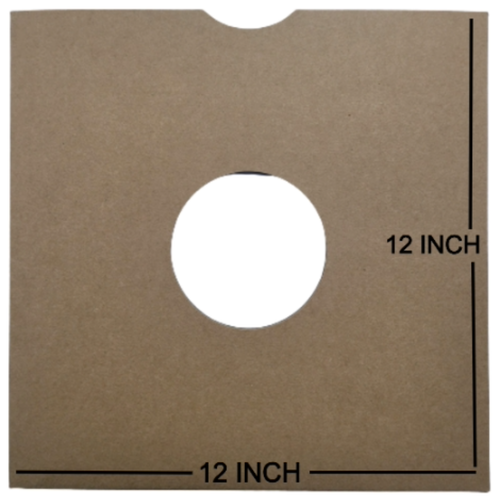 Brown 12" Vinyl LP Record Card Sleeves Centre Hole Thumb Cut 350gsm Mailers LOT - 第 42/52 張圖片