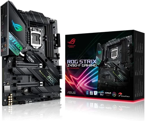 ASUS ROG Strix Z490-F Gaming LGA 1200 ATX Z490 SATA 6Gb/s Intel Motherboard - Picture 1 of 8