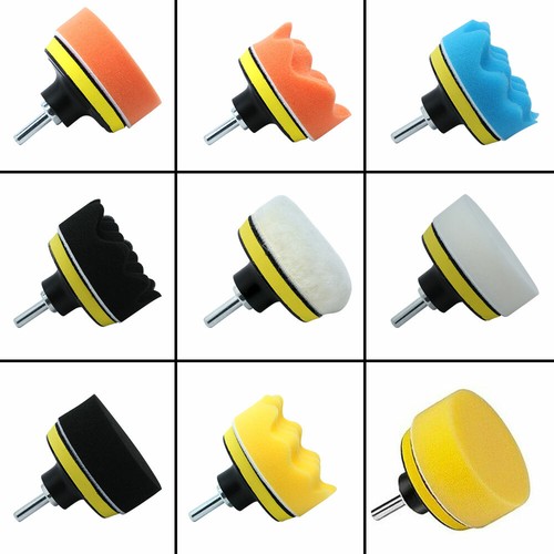 Car Polishing Pads Polisher Clean for Car Drill Sponge Buffer Waxing Buffing Set - Picture 4 of 12