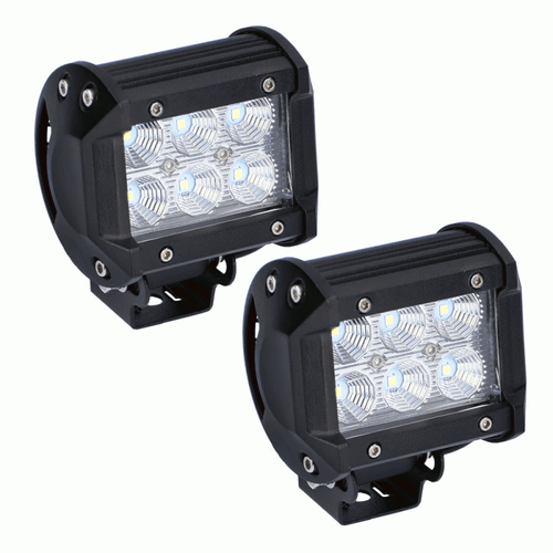 Daytona Lights Dl Cl1 Dual Row 4 36w Led Light Pod Cubes Pair Spot Beam Ebay