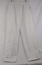 Crest Scrub Pant Elastic Waist 7638 01 Size 20T White 198I