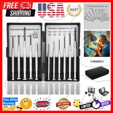 11PCS Small Precision Screwdriver Set,  Mini Screw Driver Set Kit, 6 Diff