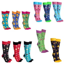 SOCK SOCIETY Novelty Funky Food Themed Ankle Socks Unisex One Size Fits All 