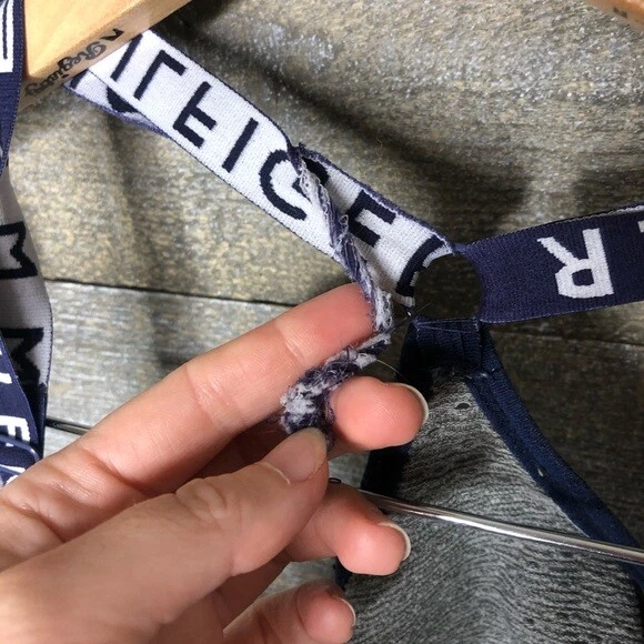 Tommy hilfiger 2025 cross strap bralette