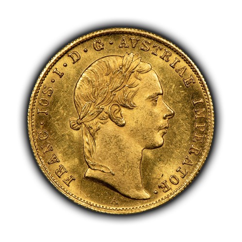 1855-A Austria Ducat Gold Coin - KM2263 - 0.1107 AGW - SKU-G4959