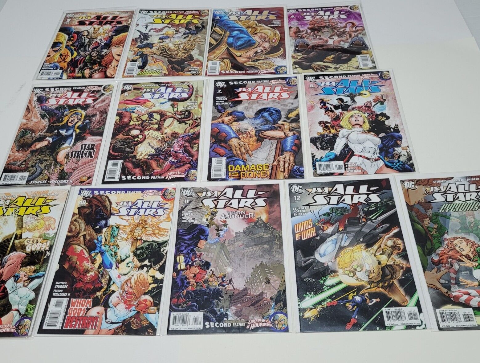 DC Comics JSA All-Stars 2010 Lot of 13 Issues: 1,2,3,4,5,6,7,8,9,10,11,12,13 EX