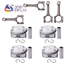 Pistons & Rings Connecting Rod Kit Fit For Bu...