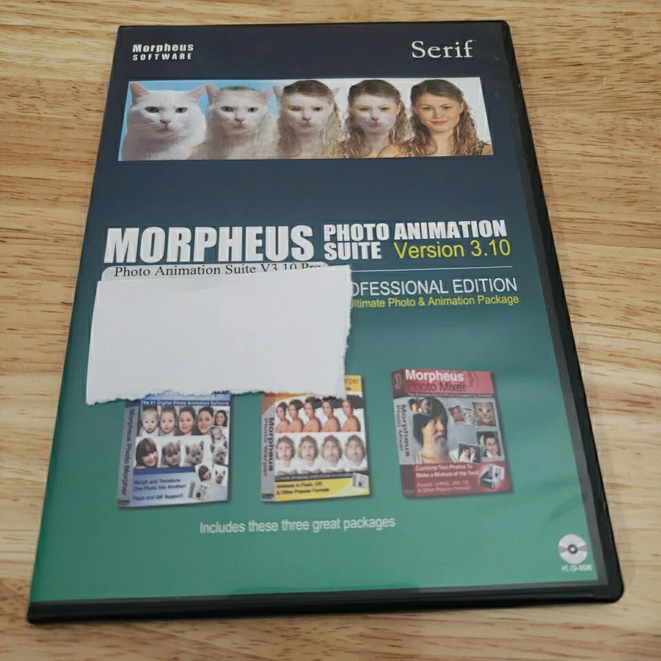 Serif Morpheus Software Photo Animation Suite 3.1 CD Rom Professional Ed Win XP - Image 2 of 4
