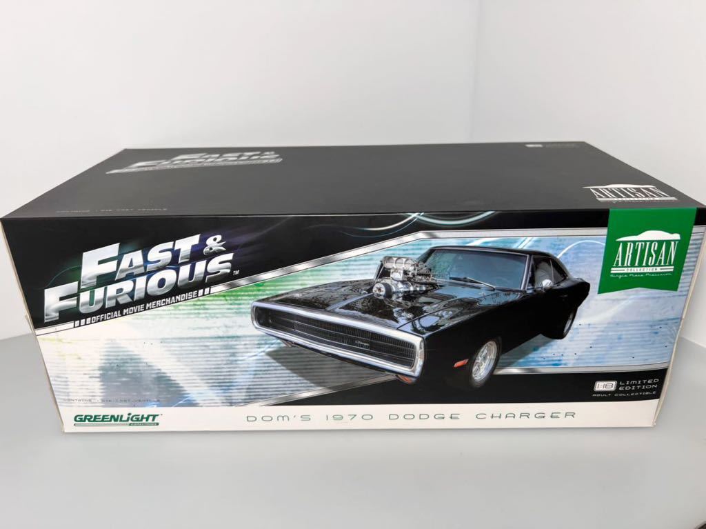Greenlight 1/18 Fast & Furious Dom's 1970 Dodge Charger