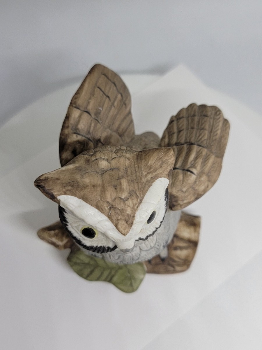 not neiさん　オルク Vintage Norleans Korea Figurine Owl Multi Colors Flying on