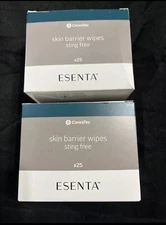 Lot Of 8 Convatec Esenta Skin Barrier Wipes Sting Free 2027 Expiration 65 Wipes