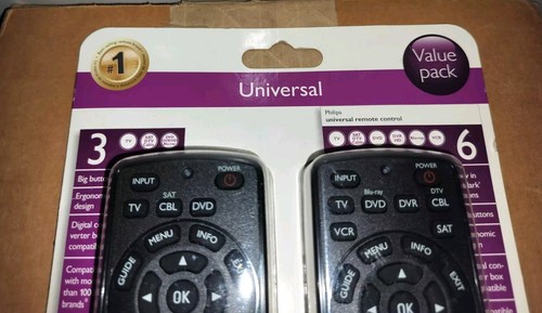 Philips Dual Universal Remote Value Pack; SRC2063WM/17 - Picture 2 of 6