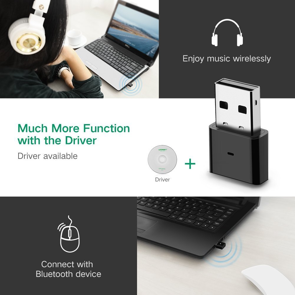 Bluetooth 4.0+EDR Dongle USB Adapter Wireless Receiver For PS4 Headset 5V O5F7X
