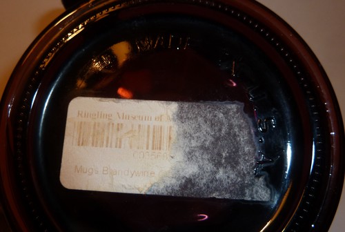 Ringling Museum GLASS MUG Cup Brandywine Style 1990s CLASSY - Picture 2 of 3