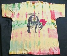 Vintage Bob Marley Rastaman Live Up T-shirt 90s