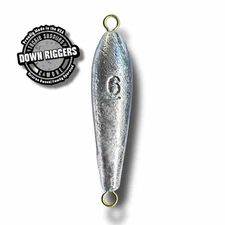 6oz Inline Trolling Torpedo, Select Qty Up To 20pk/7.5lbs from Down Riggers LLC