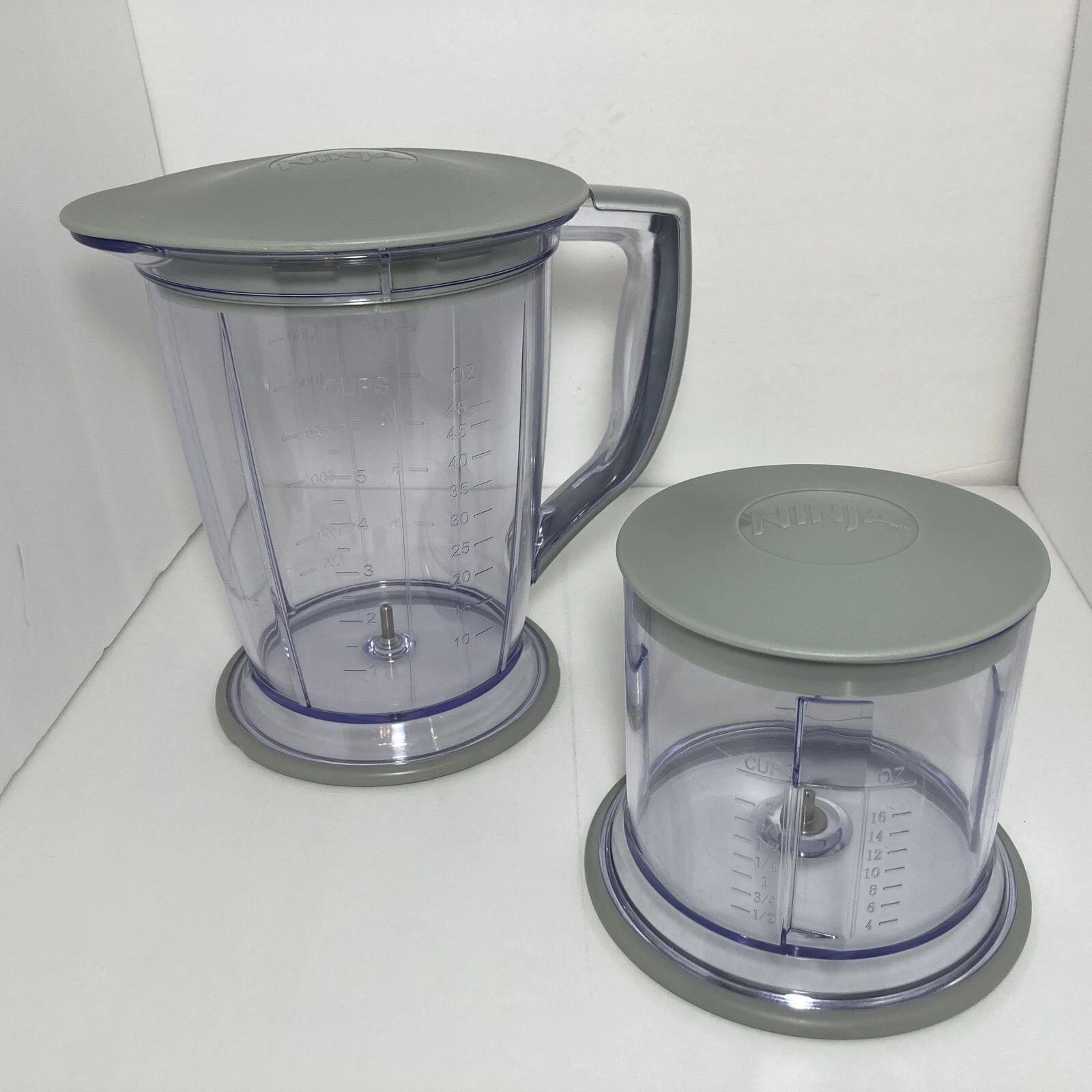 Ninja 6 Cups Blender MASTER PREP PITCHER 48 oz & Bowl 16 oz w/ LIDs QB900QP30