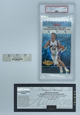Kobe Bryant Signed “ASG MVP” 2007 All Star Game Ticket Panini PSA/DNA Authentic