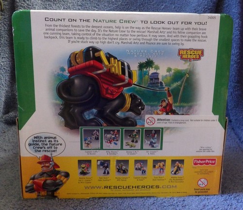 RESCUE HEROES 2005 NATURE CREW MARSHALL ARTZ & POUNCE FIGURE SET - Picture 2 of 7