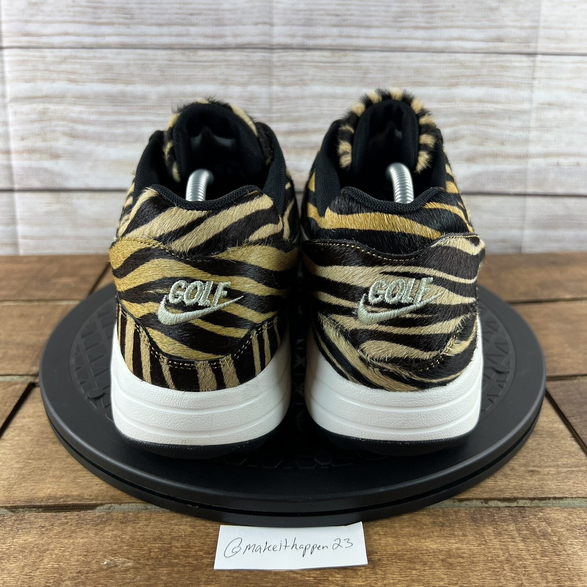Nike Air Max 1 G NRG Tiger Stripes Golf Shoes DH1301-800 Men's