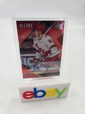2024-25 UD Allure Red Rainbow Scott Morrow Rookie Auto #146 Carolina Hurricanes