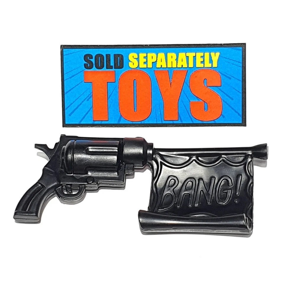 Adventures of Batman & Robin Harley Quinn TRICK PISTOL bang gun accessory weapon - Image 4 of 4