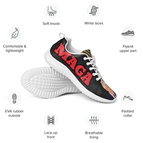 Donald #TrumpShoes Men’s athletic shoes - Picture 6 of 27