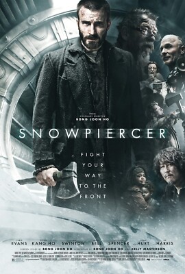 SNOWPIERCER (Blu-ray 2014 2-Disc Set) W/ RARE OOP GATEFOLD SLIPCOVER CHRIS EVANS