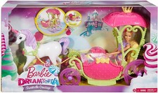 barbie carriage kingdom candy dreamtopia sweetville carriage unicorn toy DYX31