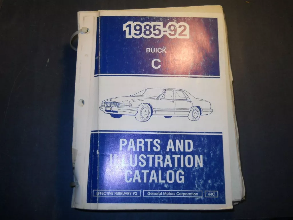 1985 86 87 88 89 90 91 92 BUICK ELECTRA PARTS AND ILLUSTRATION
