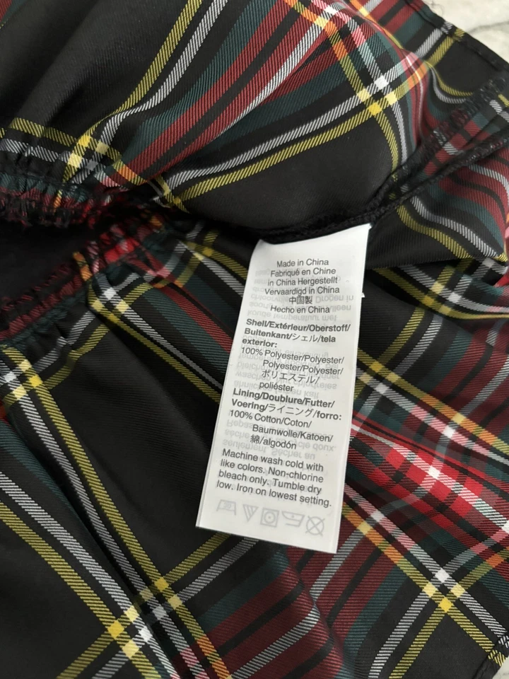 Falda en capas Crewcuts para niñas en tartán Stewart a cuadros talla S 6-7 Foto 4 de 4