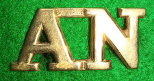 Auckland Naval AN Original New Zealand Shoulder Title Badge